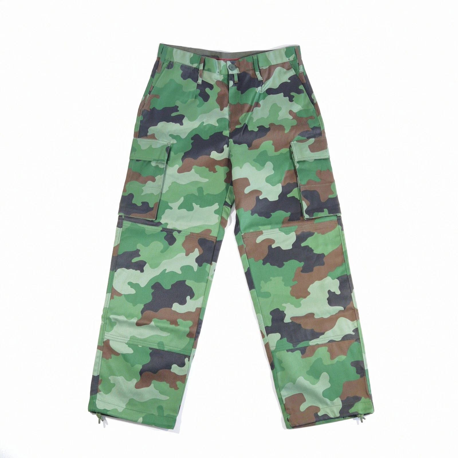 Véritable pantalon militaire serbe M93 pantalon de combat camouflage forêt taille 8 ou L