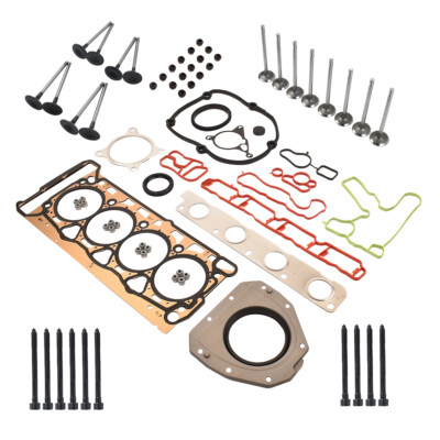 Cylinder Head Gasket Valves Bolts Kit for VW Passat Jetta GTI Audi A3 A4 2.0 TSI