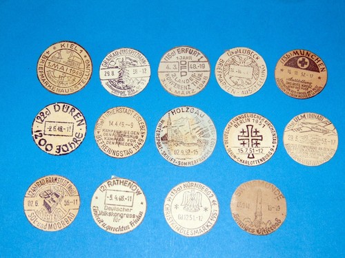 Sonderstempel Stempel Deutschland - 14 Stück - 1938 bis 1956 - Konvolut