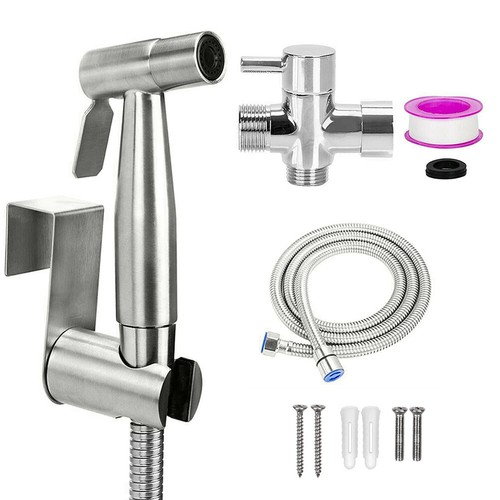 Handheld Douche Bidet Toilet Jet Spray Muslim Hygienic Shattaf Shower Kit US - Picture 10 of 10