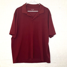 EUC Champion Men's Short Sleeve Polo Shirt. Sz XL Burgundy