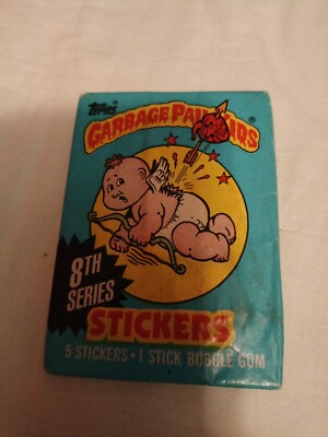 Topps ‎ garbage Pail kids 8 series stickers unopened one package | eBay