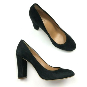 womens black pumps block heel