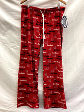 Nascar Kevin Harwick Red Pajama Pant Bottoms Tie Waist mens Size Large, NWT