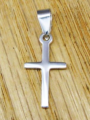 Small 925 Sterling Silver Cross Pendant - NEW!