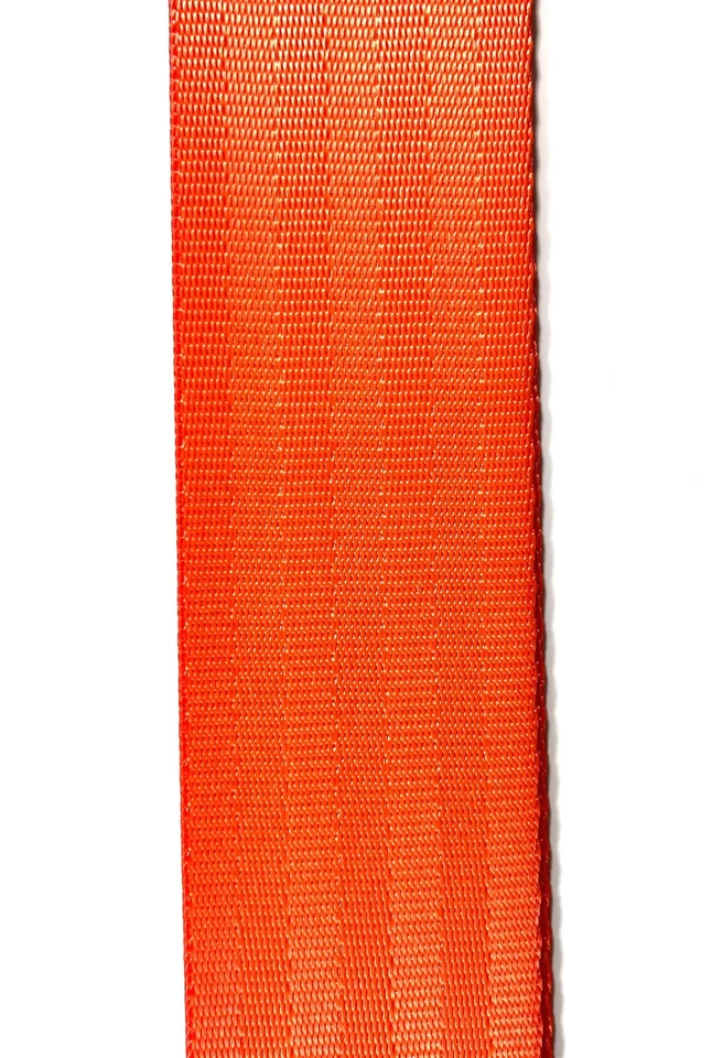 Correa de guitarra Souldier (soldado) - cinturón de seguridad naranja hecho a mano Foto 3 de 4