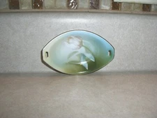 RS GERMANY, PRUSSIA, OPEN HANDLED BUTTER PAT, SALT DIP, TULIP DESIGN, c1911-1938