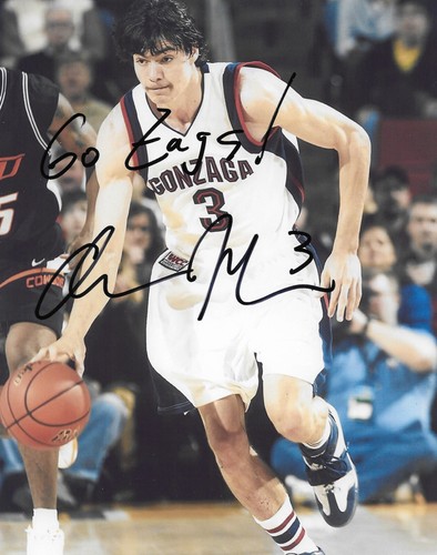 Adam Morrison signed 8x10 Foto COA Proof Autogramm Gonzaga Bulldogs Basketball - Bild 2 von 2