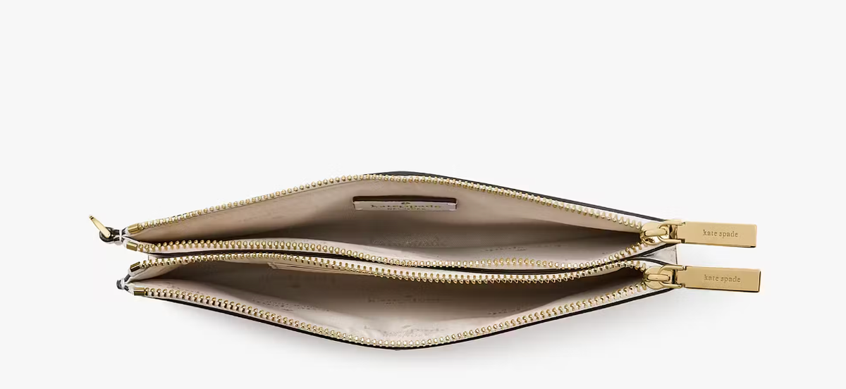 Kate Spade Madison Double Zip Saffiano Leather Wristlet
