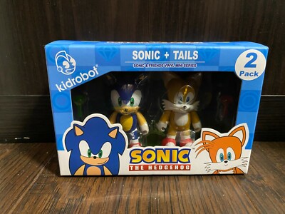 Kidrobot Sonic The Hedgehog - Sonic & Tails Vinyl Friends Collectors Toy