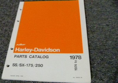 mariページ 1977 Harley Davidson SS175 SS250 SX175 SX250 Motorcycle Parts