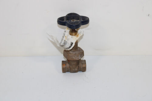 3/8" NIBCO T-134 BRONZE THREADED GATE VALVE NEW - Picture 1 of 4
