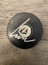 Liam Ohgren Autographed Minnesota Wild Puck