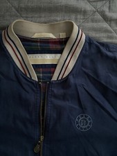 Vintage Perry Ellis Striped Collar Jacket