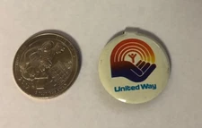 United Way Tab Button Pin