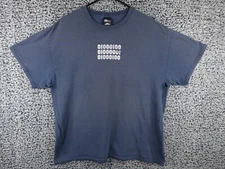 Vintage Y2K think geek binary code funny humor language tshirt xl DAD