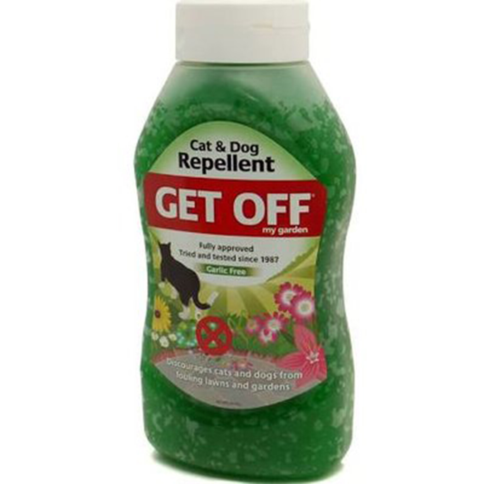 Get Off Cat Repellent Cat & Dog Gel Crystals Stop Cats Fouling Gardens