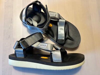 SUICOKE Sandals Sandalen Model Depa V2 gray Vibram sole SIZE US 9 EU 42 unisex