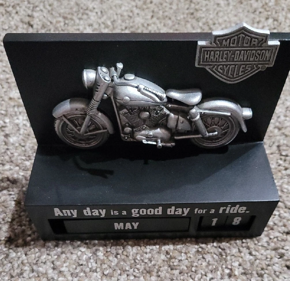 Harley Davidson Perpetual Desk Calendar "Any Day is a Good Day for a Ride"  | eBay