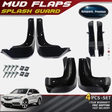 4x Splash Guards Mud Flaps Mudguards Molded Rear & Front for Acura MDX 2014-2016