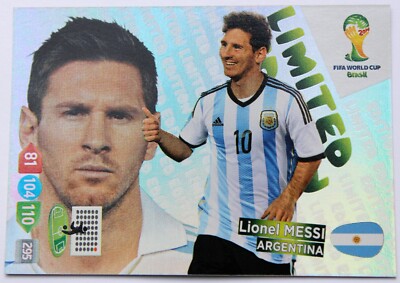 Panini Adrenalyn XL WM 2014 - Lionel Messi Karte limited Edition