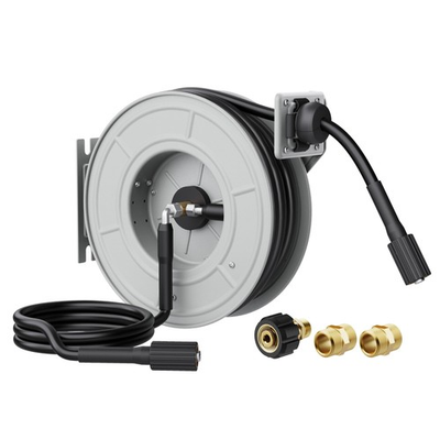 #ad #ad Pressure Washer Hose Reel 65ft 3200 PSI Power Washer Hose Reel Pressure Was... $179.99