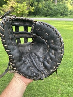 Guanto da baseball Nike in pelle prima base nero Diamond Ready taglia intera SDR FBF RH
