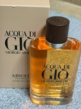 NEW SEALED Giorgio Armani 4.2 oz125ml Acqua Di Gio Absolu Eau de Parfum for Men