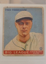 1933 Goudey - Fred Frankhouse #131 (RC) - Ungraded -