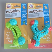 Arm  Hammer Dental Dog Toys Nubbies Set of 2