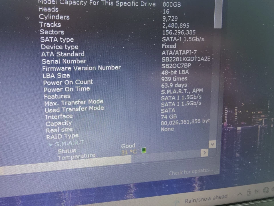 Dell E6320 / Intel i5 2540M 2,6 GHz / 4 GB RAM / 80 GB HDD - Immagine 4 di 4