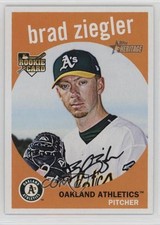 2008 Topps Heritage High Number Brad Ziegler #719 1cx3