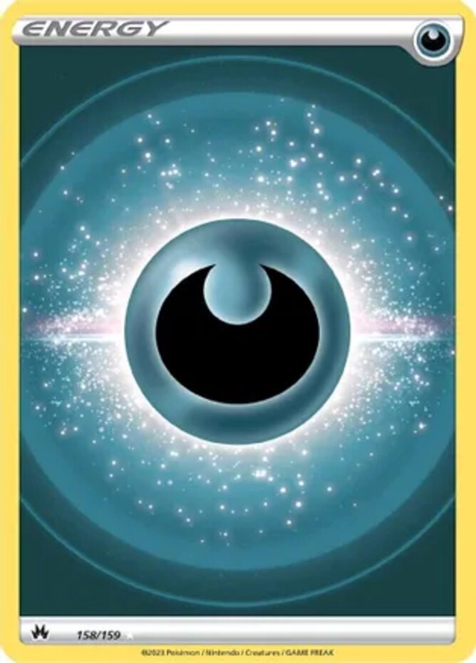 Darkness Energy (Texture Full Art) - 158/159 - Ultra Rare - Crown Zenith NM Holo