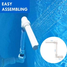 Swimming Pool Waterfall Fountain Sprinkle Accessories - In Ground Above Ground