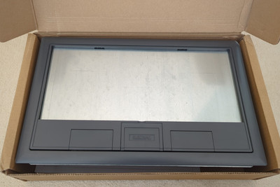 Electrak CR012 3-Fach Bodenbox Einzelboden 85 mm mit ABS-Deckel & Blende - Neu