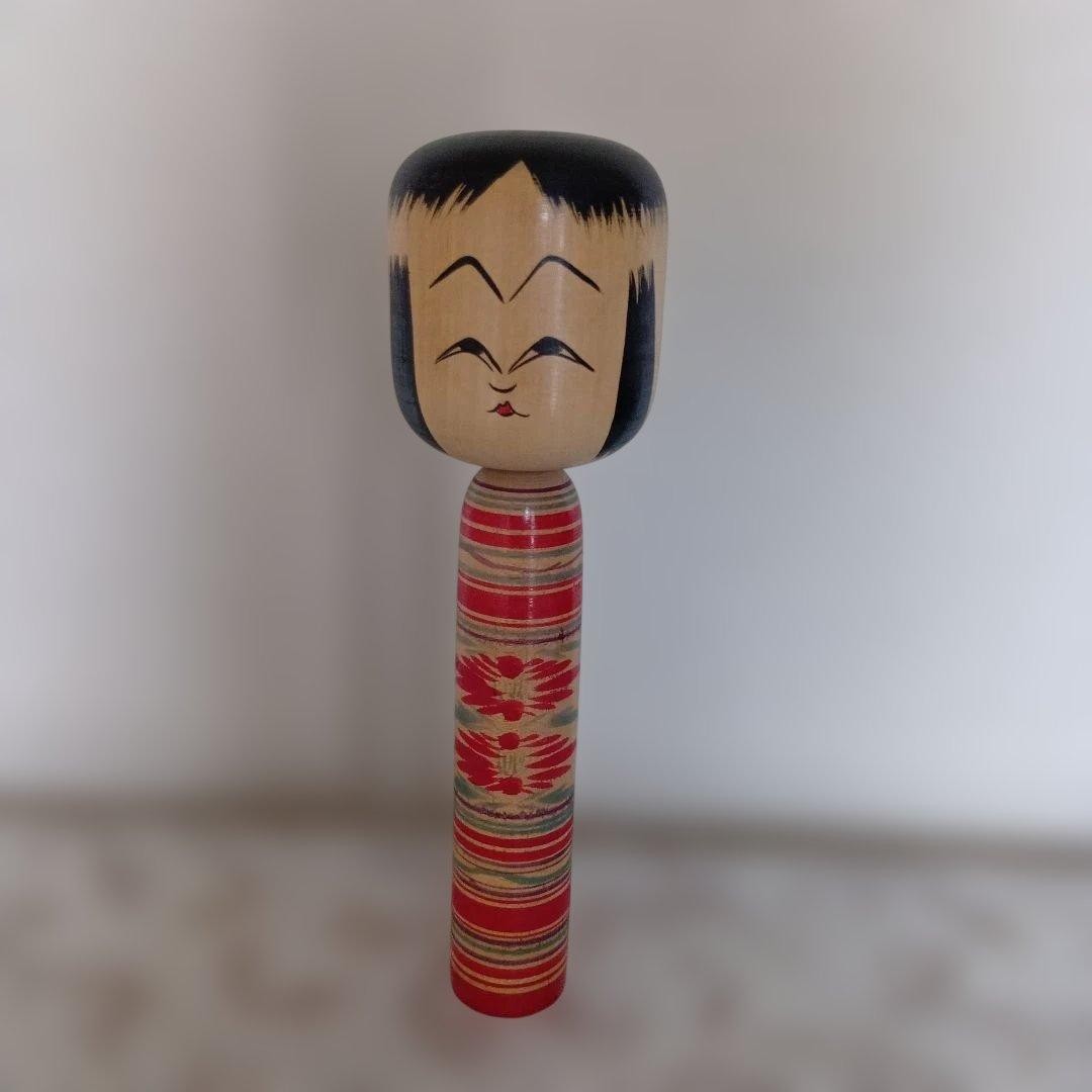 Kobayashi Sadao Kokeshi Doll 24.5cm Traditional Japanese Woodwork