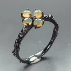 Gemstone Natural Opal Ring 925 Sterling Silver Size 7.5 /R473620