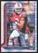 Mack Hollins 2025 Topps Chrome Pulsar #206 New England Patriots