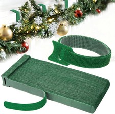 120 Pcs Christmas Garland Ties, 12" Adjustable Holiday 120 Pack, Green