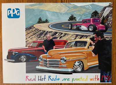 2015 PPG Derrell Mayabb 12x18 POSTER HOT ROD AUTOMOBILIA