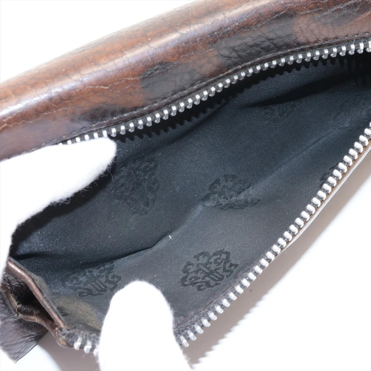 Chrome Hearts Wave Wallet Leather Camouflage cross ball button Yogore Peeling Th thumbnail 11