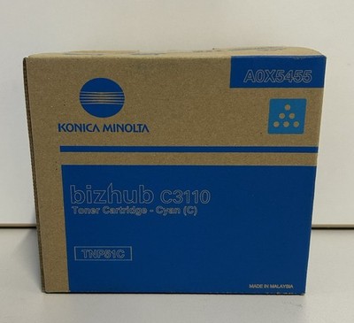 Toner Konica Minolta TNP51C Cyan, A-Ware/B-Ware, neu & OVP