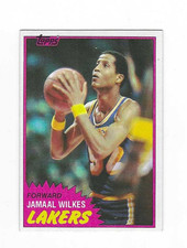 1981-82 TOPPS JAMAAL WILKES #23 LOS ANGELES LAKERS