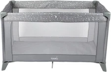 Tataway Travel Crib Happy Star Gray TATAWAY