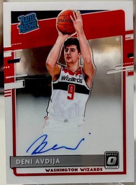 2020-21 Panini Donruss Optic DENI AVDIJA Rated Rookie Signature RC AUTO #159