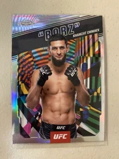 2025 Topps Chrome UFC #AKA-2 Khamzat Chimaev AKA "Borz" Refractor