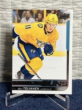 2018-19 Upper Deck Series 1 EELI TOLVANEN #217 Young Guns Rookie SP RC Kraken