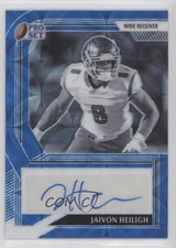 2022 Leaf Pro Set Metal Blue Kaleidoscope 3/15 Jaivon Heiligh #BW-JH1 Auto 9cf