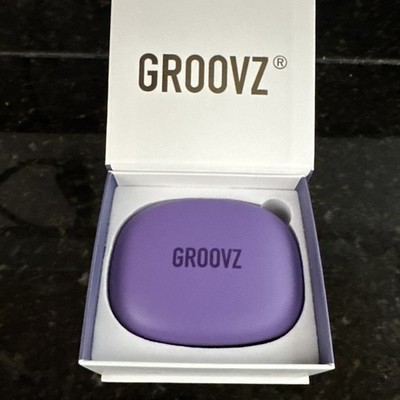 GROOVZ PLUS OPEN EAR HEADPHONES PURPLE WITH CHARGING CASE