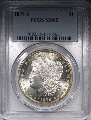 1879-S Morgan Dollar PCGS MS65 Gem Quality Flashy $1